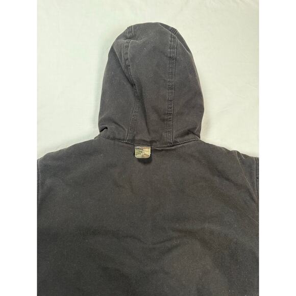 Walls Jacket Youth SMALL Navy Hooded Tough Wear Kidz Grow System Workwear Coat - Picture 7 of 15